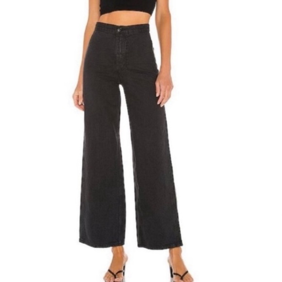 Levi’s Wellthread Black Ribcage Wide Leg Jeans 29